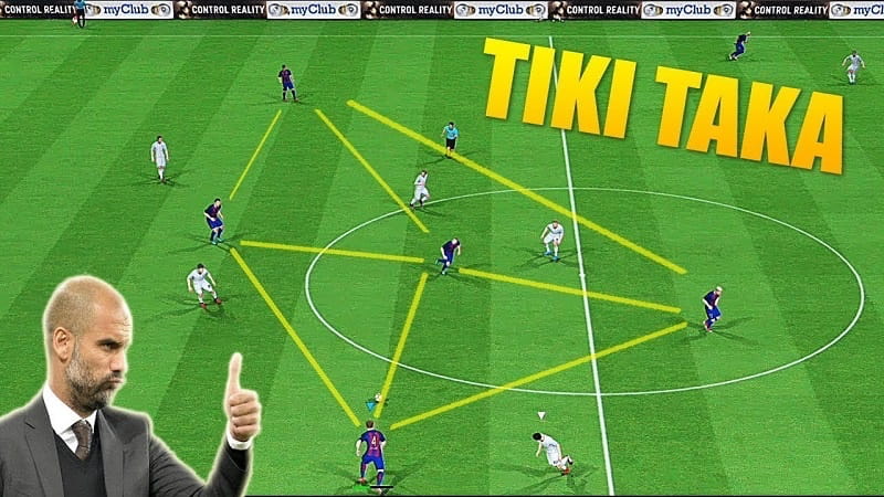 Chiến thuật chơi bóng tiki taka là gì và nguồn gốc?